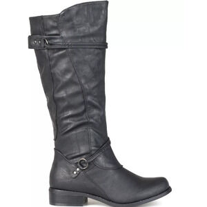 JOURNEE COLLECTION Women's  Harley Riding  Boot Size 10  Black NWT